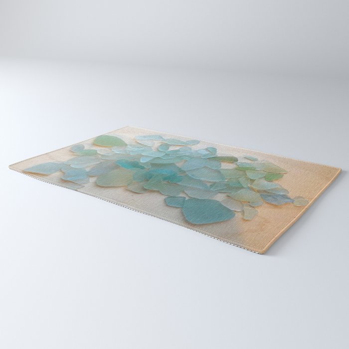 Ocean Hue Sea Glass Rug Gallery Image 3