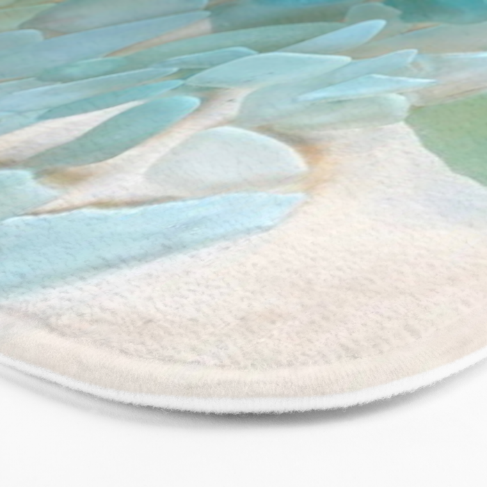 Ocean Hue Sea Glass Bath Mat Gallery Image 3