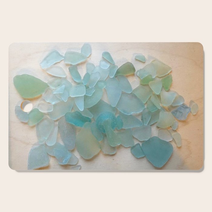 Ocean Hue Sea Glass Cutting Board Gallery Image 1