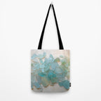 Ocean Hue Sea Glass Tote Bag Gallery Image 2