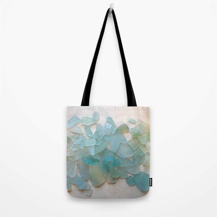 Ocean Hue Sea Glass Tote Bag Gallery Image 2