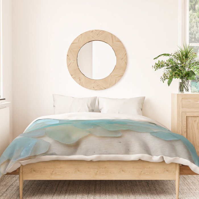 Ocean Hue Sea Glass Duvet Cover Gallery Image 3