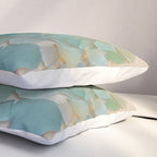 Ocean Hue Sea Glass Pillow Sham Gallery Image 3