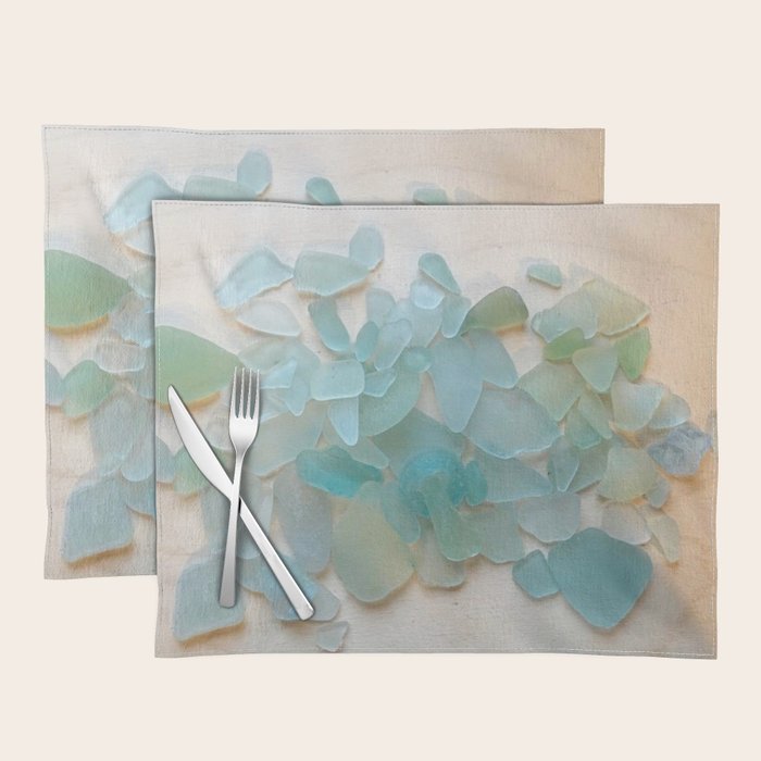 Ocean Hue Sea Glass Placemat Gallery Image 1