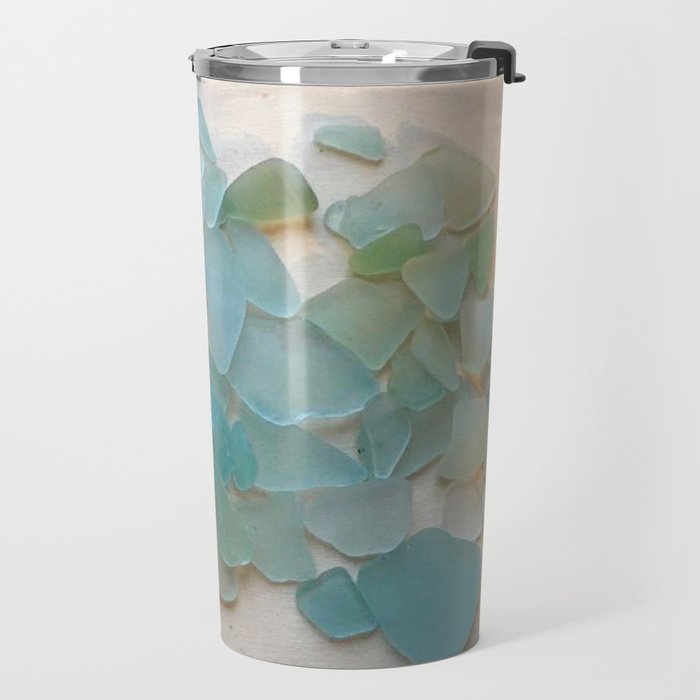 Ocean Hue Sea Glass Travel Mug Gallery Image 2