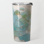 Ocean Hue Sea Glass Travel Mug Gallery Image 2