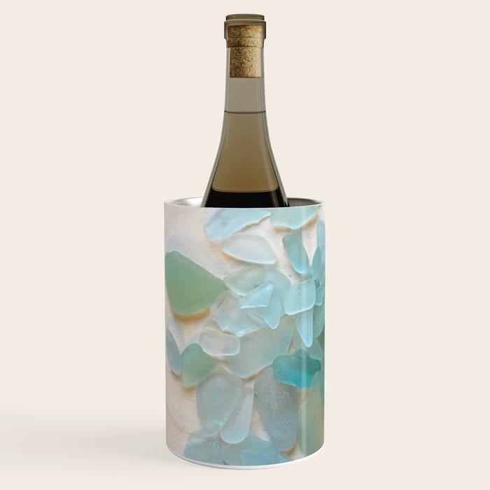 Ocean Hue Sea Glass Wine Chiller Gallery Image 2