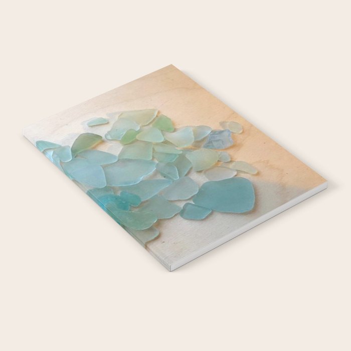 Ocean Hue Sea Glass Notebook Gallery Image 1