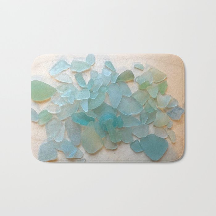 Ocean Hue Sea Glass Bath Mat Gallery Image 1