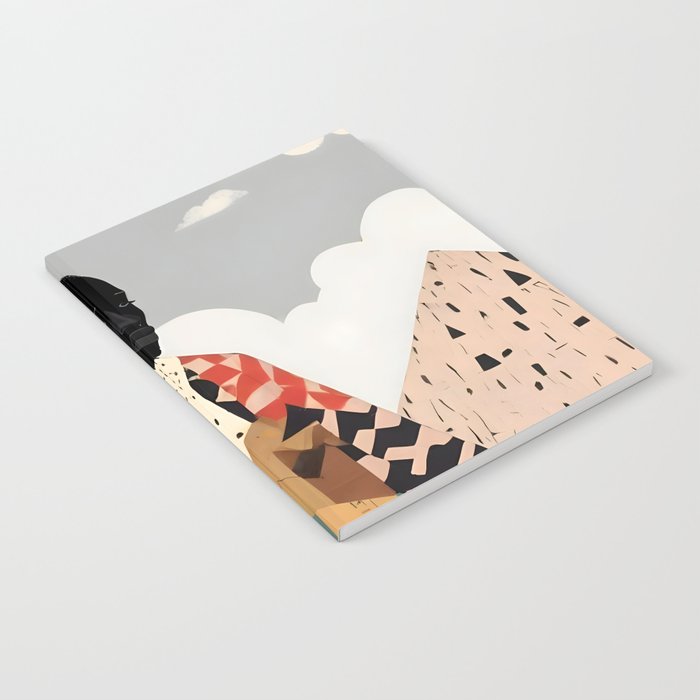 Virat Roop, Unimaginable Power God Divine Collage, Outdoors Adventure Travel Mountains, Nature Landscape Black Person Cycling Graphic Notebook Gallery Image 1