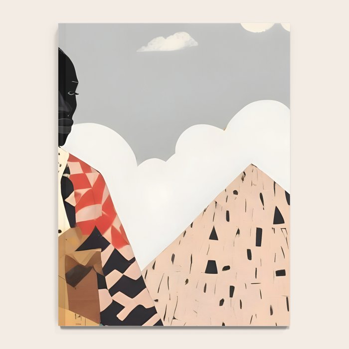 Virat Roop, Unimaginable Power God Divine Collage, Outdoors Adventure Travel Mountains, Nature Landscape Black Person Cycling Graphic Notebook Gallery Image 4