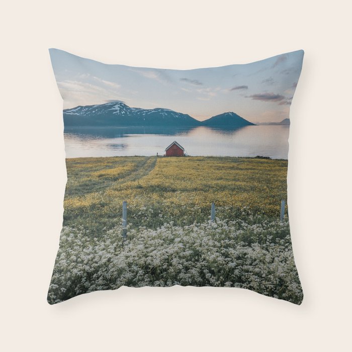 Nordic Summer - Landscape and Nature Photography Throw Pillow Gallery Image 6