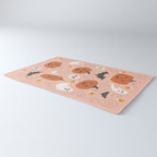 Pumpkin Party on Blush Pink Rug Gallery Image 3