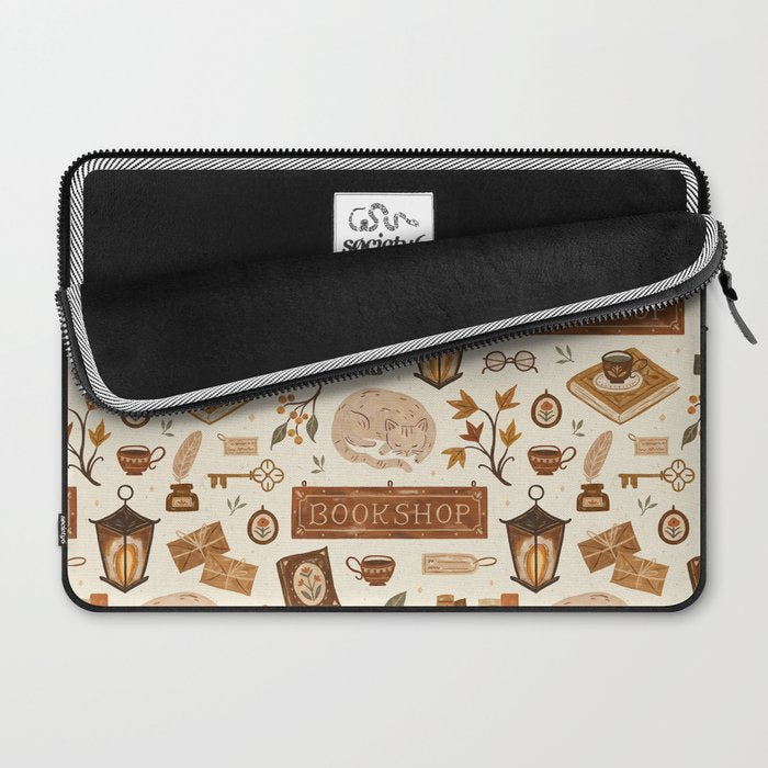 The Old Bookshop Laptop Sleeve Gallery Image 2