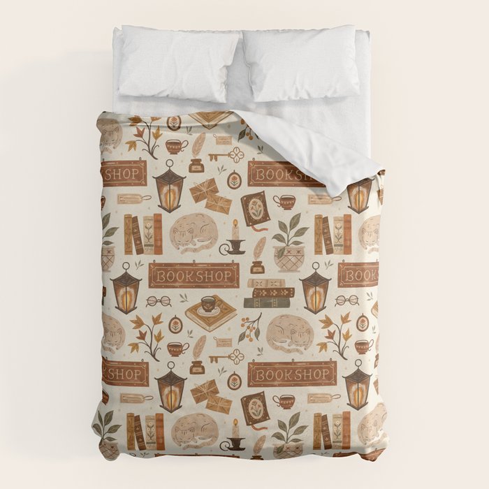The Old Bookshop Duvet Cover Gallery Image 6