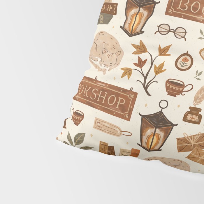 The Old Bookshop Pillow Sham Gallery Image 4