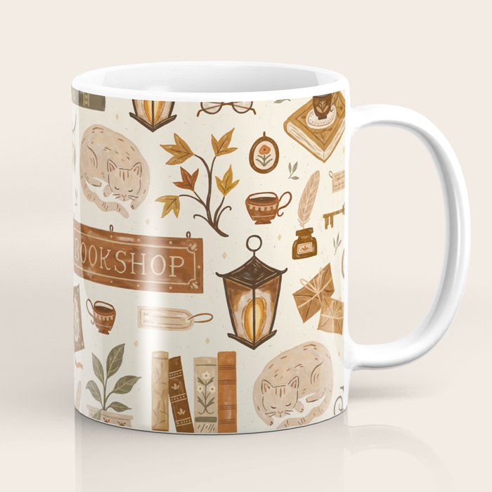 The Old Bookshop Coffee Mug Gallery Image 1
