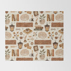 The Old Bookshop Throw Blanket Gallery Image 2