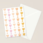 Wine Cups for Passover Pastel Stationery Card Gallery Image 2