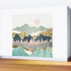 Summer Vista Blanket - With Sun Wall Mural Gallery Image 2