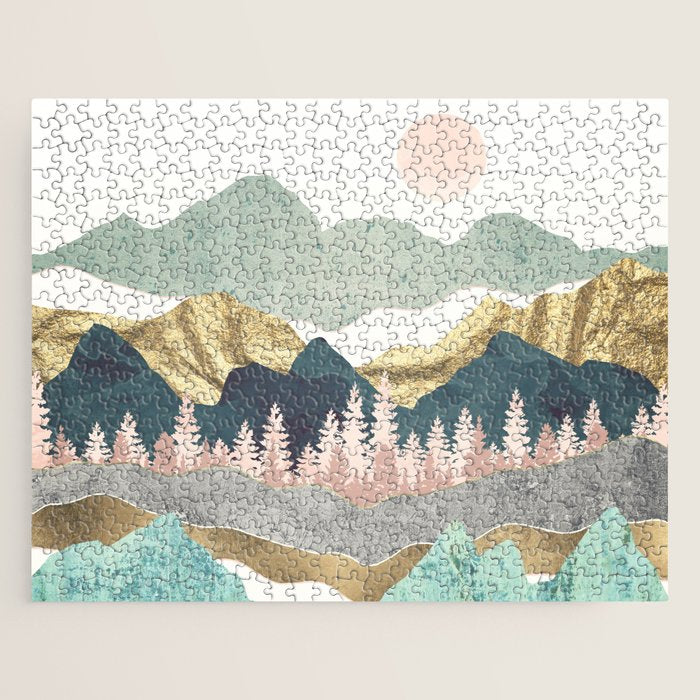 Summer Vista Blanket - With Sun Jigsaw Puzzle Gallery Image 1