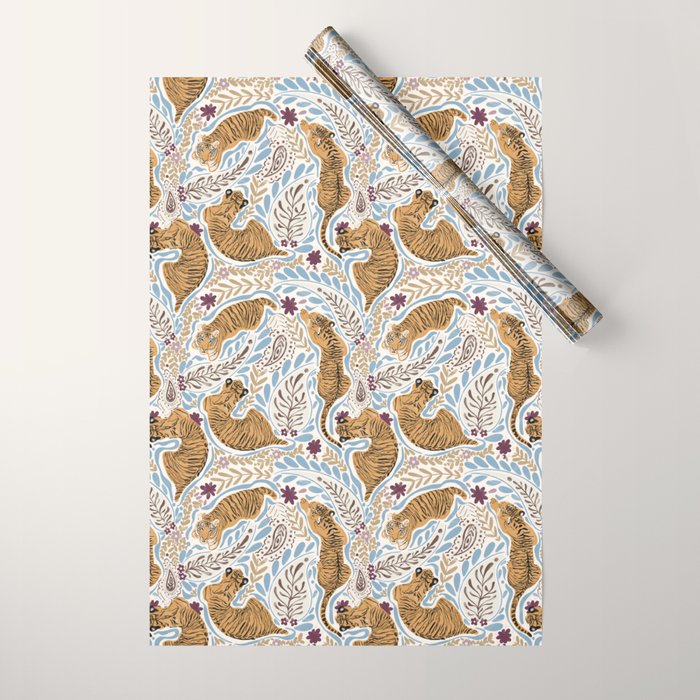 Roaring Floral Retreat Wrapping Paper Gallery Image 1