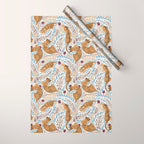 Roaring Floral Retreat Wrapping Paper Gallery Image 1
