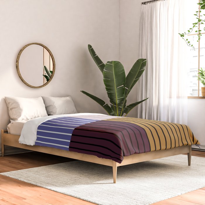 Color Block Line Abstract XX Comforter Gallery Image 2