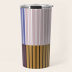 Color Block Line Abstract XX Travel Mug Gallery Image 1