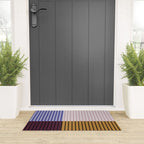 Color Block Line Abstract XX Welcome Mat Gallery Image 3