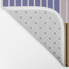 Color Block Line Abstract XX Bath Mat Gallery Image 2