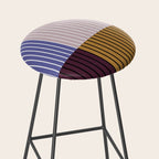 Color Block Line Abstract XX Stool Gallery Image 2
