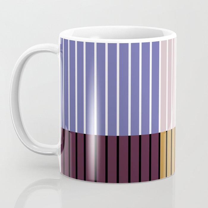 Color Block Line Abstract XX Coffee Mug Gallery Image 3