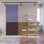 Color Block Line Abstract XX Wall Mural Gallery Image 1