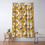 Glam Florals - Gold Window Curtain Gallery Image 5