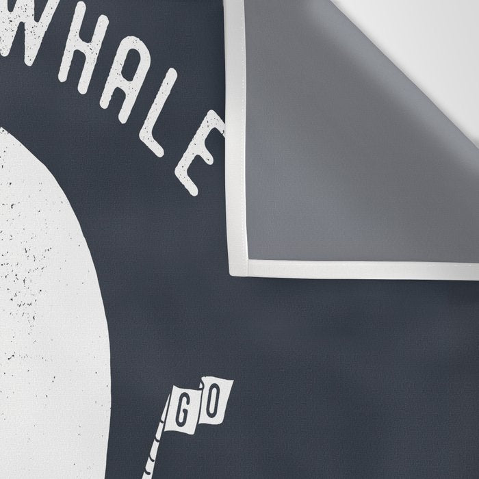 There is a whale Wall Tapestry Gallery Image 3