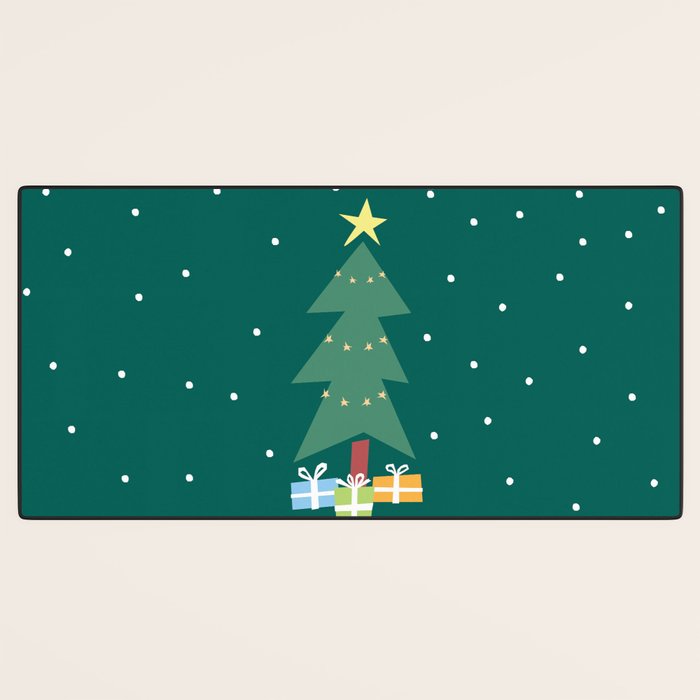 Christmas tree Desk Mat Gallery Image 3