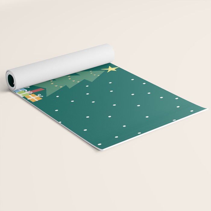 Christmas tree Yoga Mat Gallery Image 2