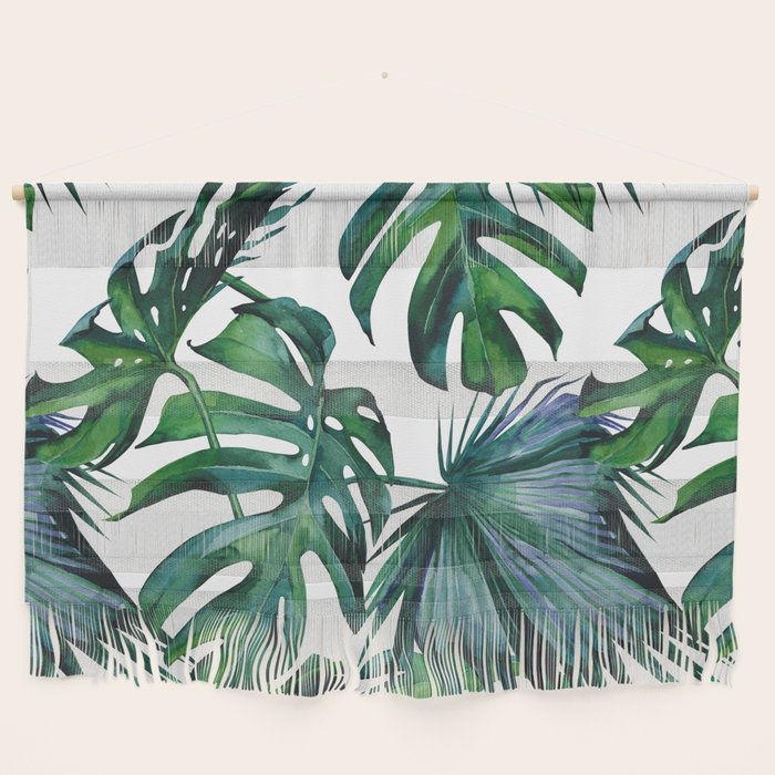 Tropical Palm Leaves Classic Wall Hanging Gallery Image 1