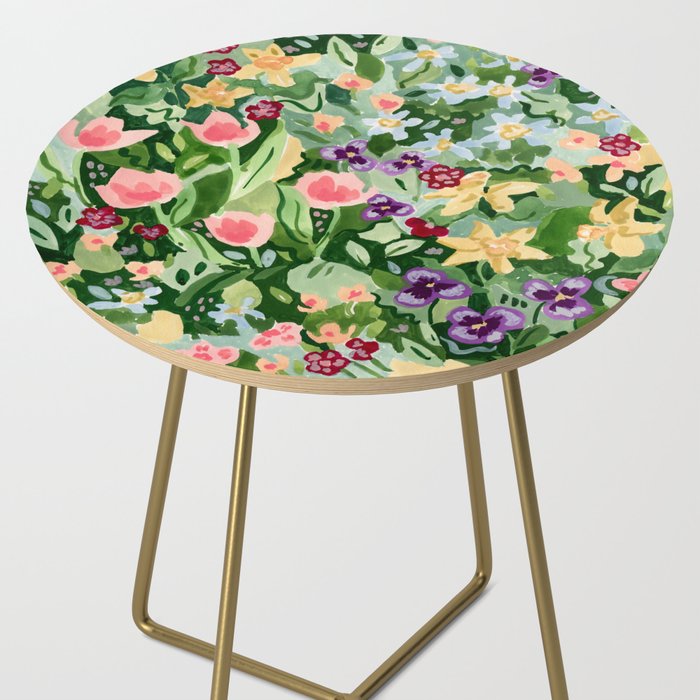 Spring Wildflowers Side Table Gallery Image 2