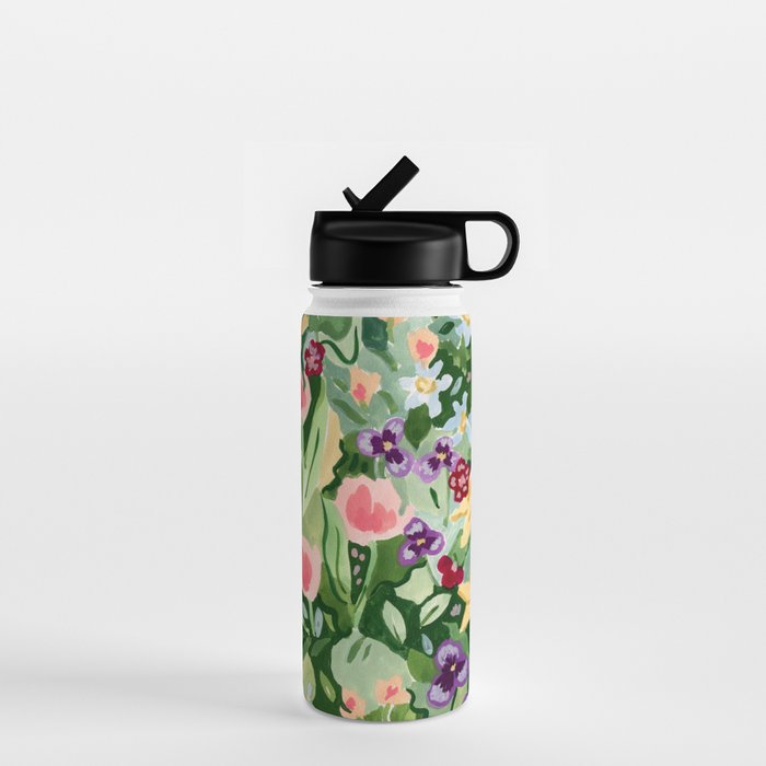 Spring Wildflowers Water Bottle Gallery Image 1