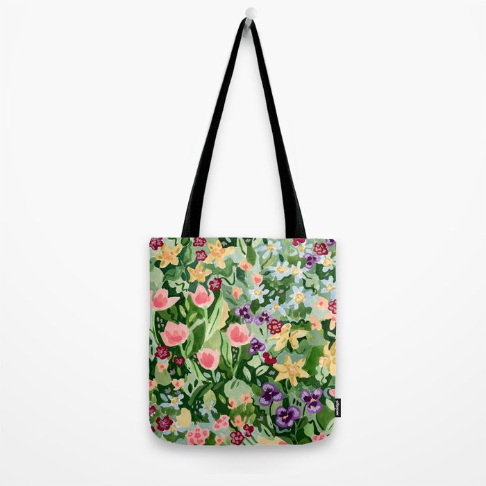 Spring Wildflowers Tote Bag Gallery Image 2