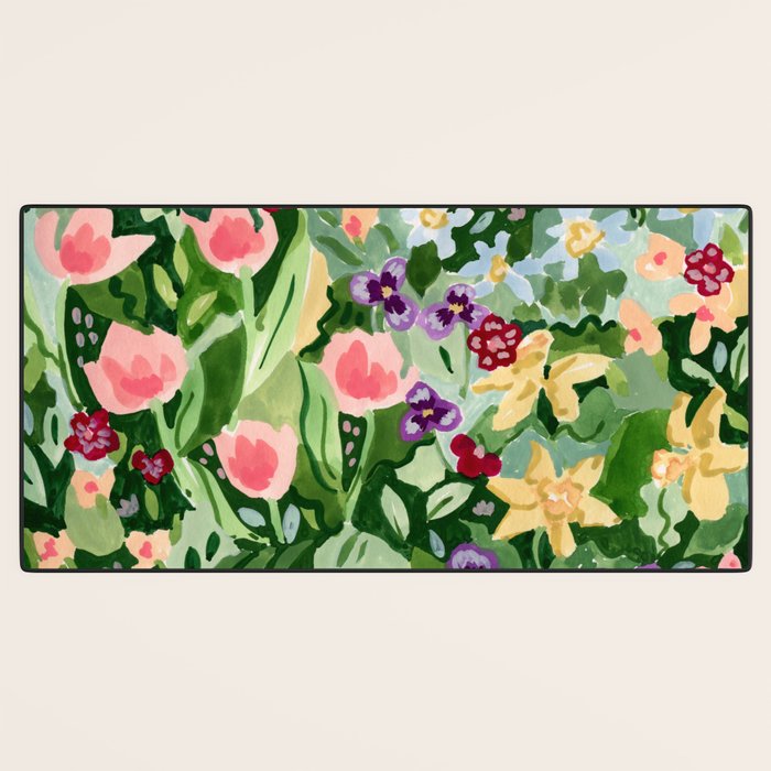 Spring Wildflowers Desk Mat Gallery Image 3