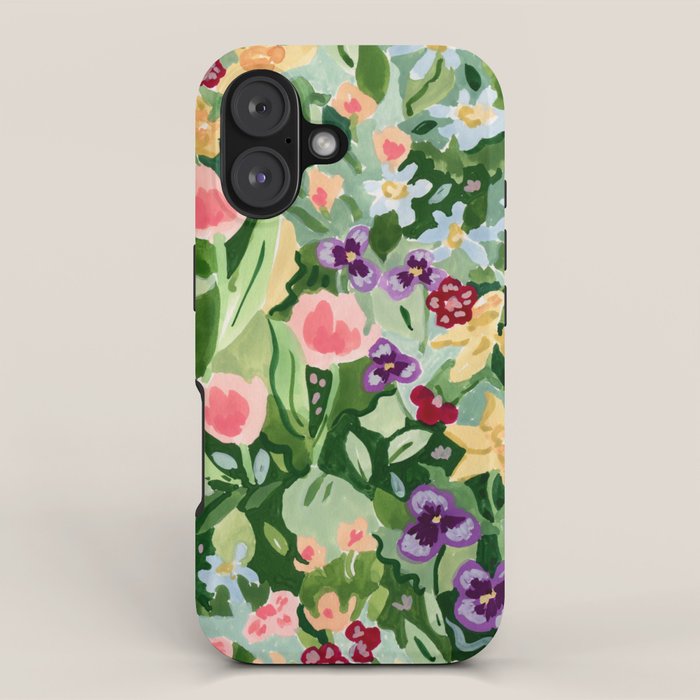 Spring Wildflowers iPhone Case Gallery Image 1