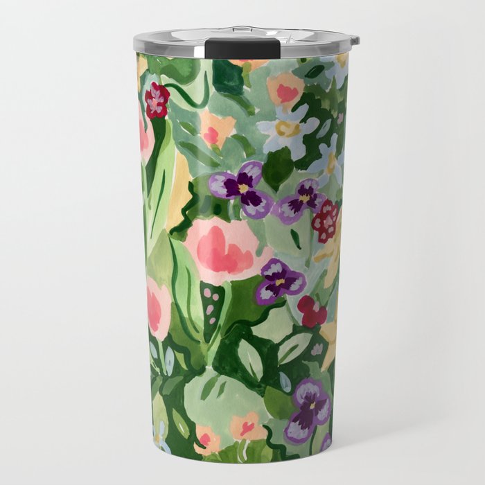 Spring Wildflowers Travel Mug Gallery Image 1
