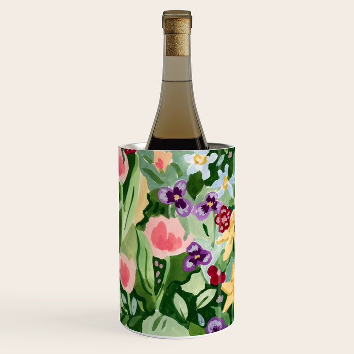 Spring Wildflowers Wine Chiller Gallery Image 1