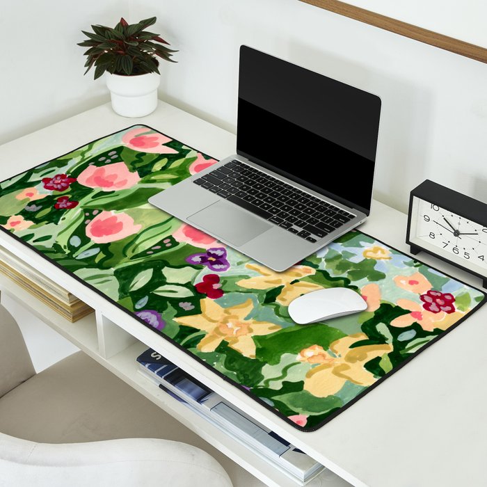 Spring Wildflowers Desk Mat Gallery Image 2