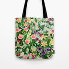 Spring Wildflowers Tote Bag Gallery Image 1