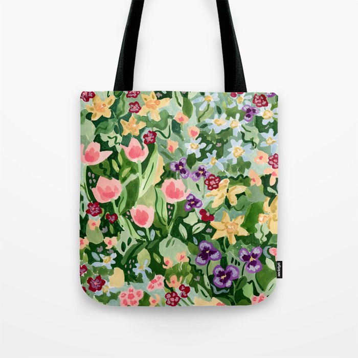 Spring Wildflowers Tote Bag Gallery Image 1