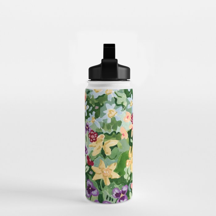 Spring Wildflowers Water Bottle Gallery Image 2